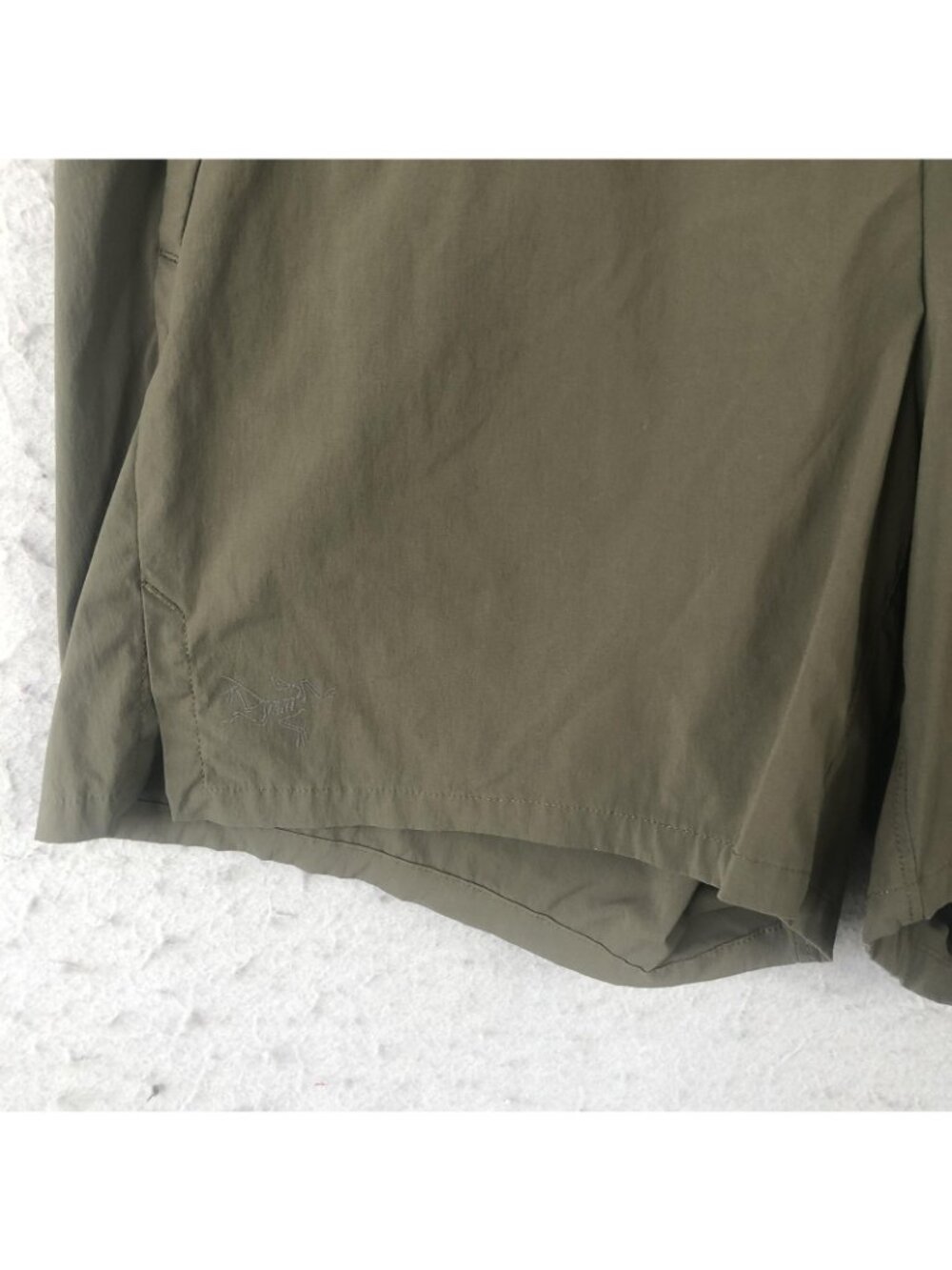 Arcteryx Shorts Womens Medium Green Lightweight Hiking Quick Dry Trail Beach - Picture 10 of 16